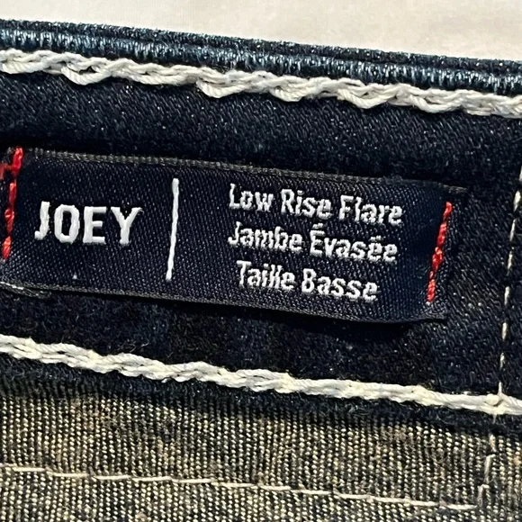 True Religion Blue Jeans with Signature Horsehoes Stitching - Picture 6 of 12